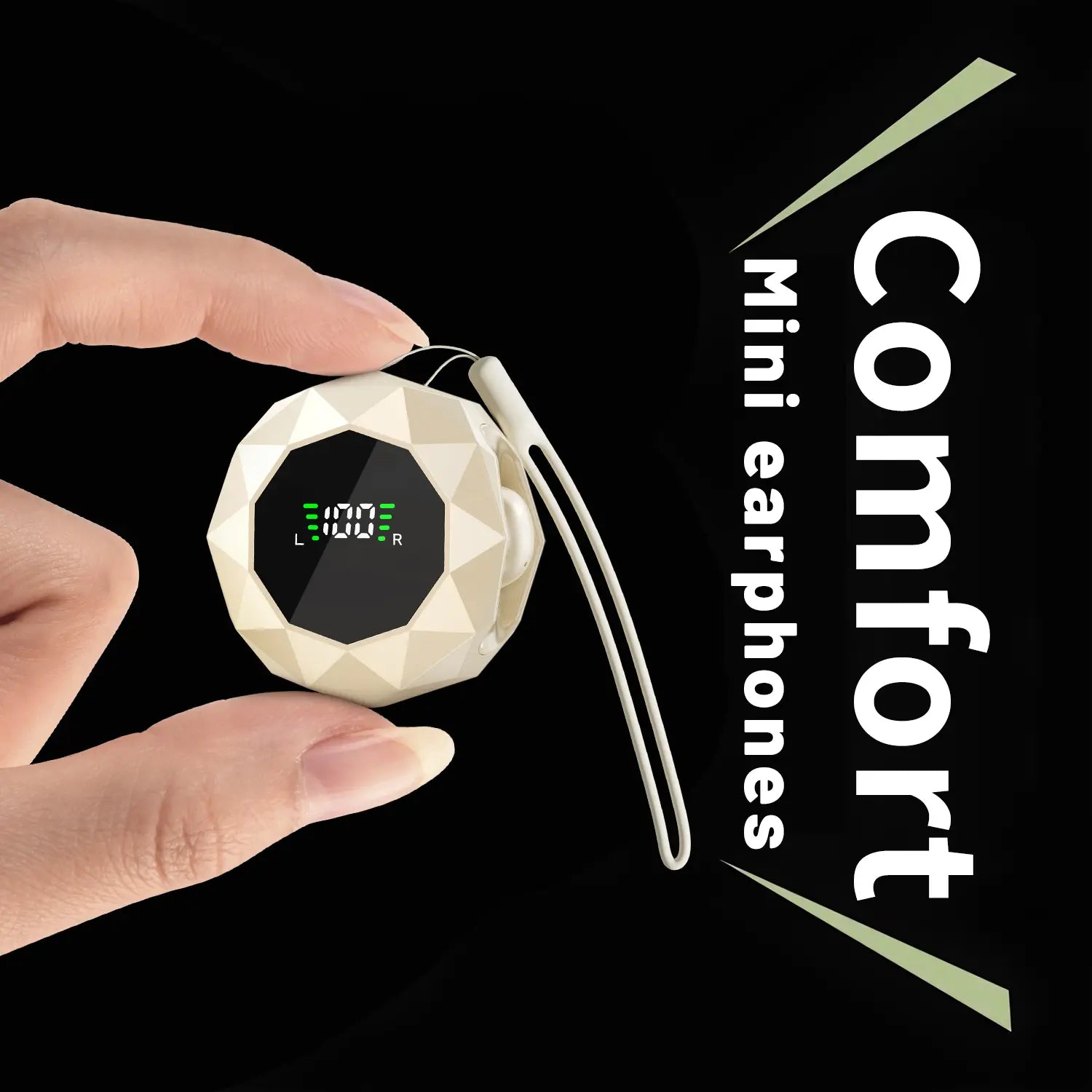MSHUKCOE Mini Wireless Sleep Earbuds for Side Sleepers - Bluetooth 6.0 In-Ear Headphones with Noise Reduction, Ultra-Compact Design for Comfort During Extended Use and Restful Sleep